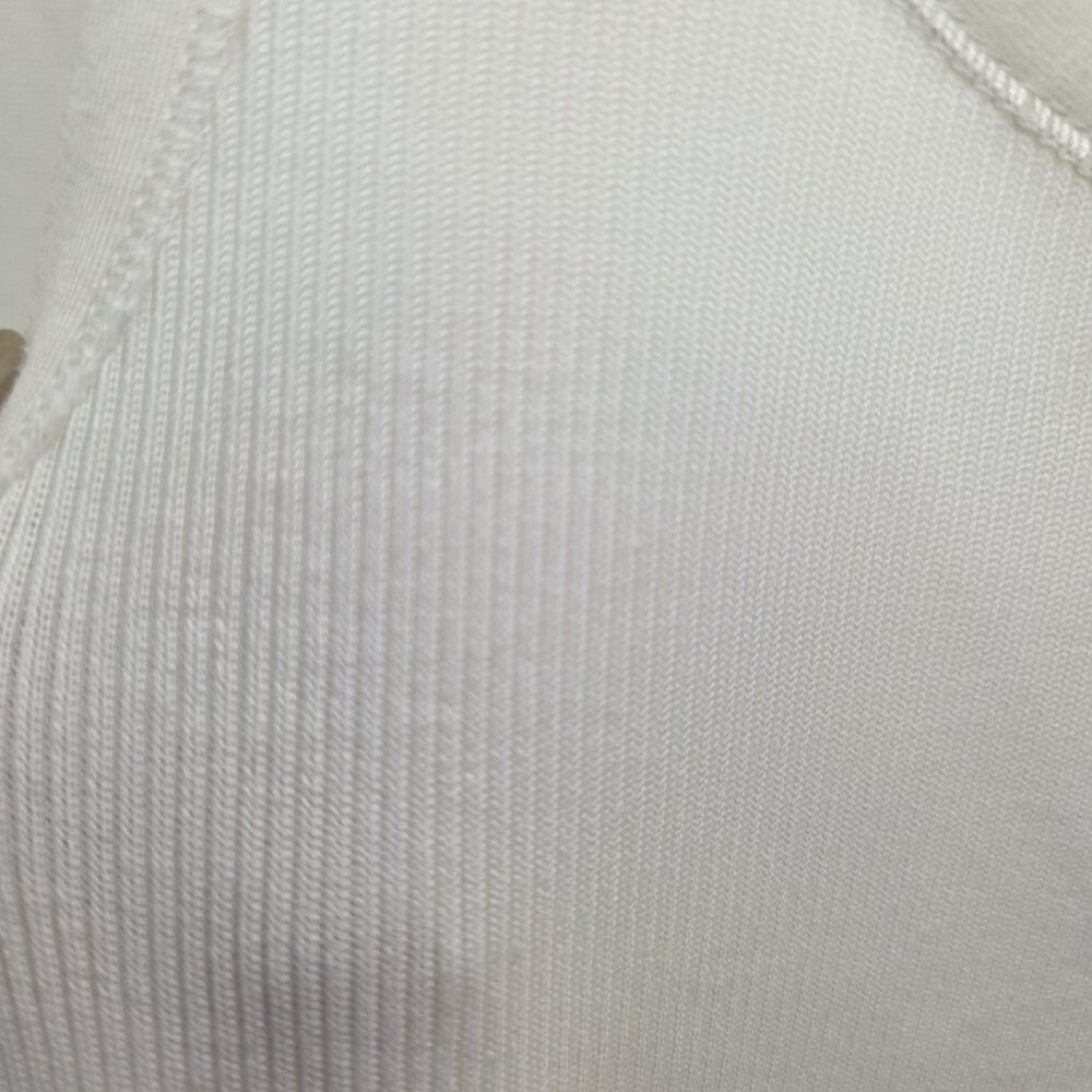 Ralph Lauren Ivory Ribbed Scoop Neck Tank Maxi Dress Size Medium NWT - Picture 3 of 9